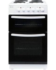 Haden HEST50W 50cm Twin Cavity Sealed Plate Hob Cooker in White