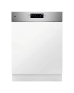 AEG GT6200B2SNM 60cm Semi-Integrated Dishwasher with 14 Place Settings, B Rated
