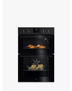 AEG OU5NP20B Built-In Double Oven in Black, A Rated