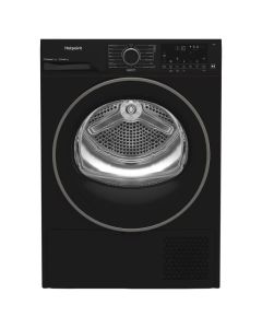 Hotpoint CHD94MBBSUK Fabric Care 9KG - 60cm Heat Pump Tumble Dryer with HomeWhiz Black A+++ Rated