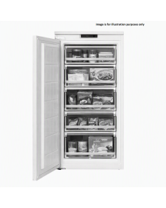 Caple RIF126 Fully Integrated Freezer, Manual Defrost with Sliding Hinge System