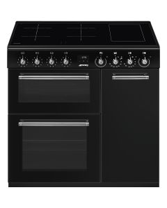 Smeg CX93IMBL 90cm Concert Electric Range Cooker with Induction Hob