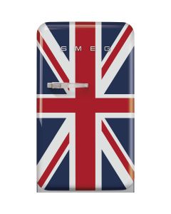 Smeg FAB10RDUJ6 55cm Retro 50s Style Free Standing Fridge with Ice Box in Union Jack Design, Right hand hinge