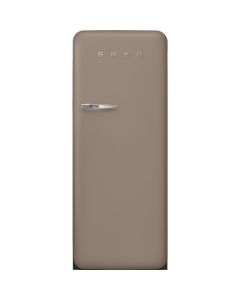 Smeg FAB28RDTP6 60cm 50s Style Right Hand Hinge Fridge with Icebox Taupe