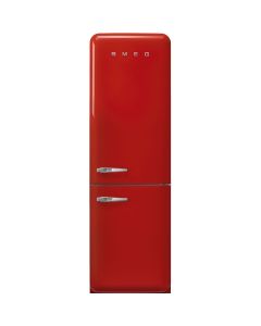 Smeg FAB32RRD5UK 60cm Retro 50s Style Right Hand Hinge Fridge Freezer in  Red