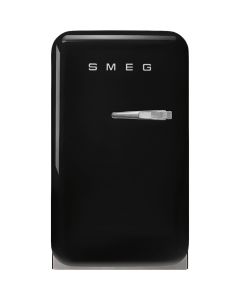 Smeg FAB5LBL6 40cm Small 50s Style Left Hand Hinged Minibar Black