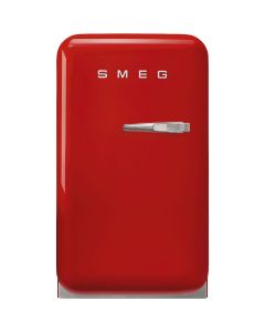 Smeg FAB5LRD6 40cm Small 50s Style left Hand Hinged Minibar Red