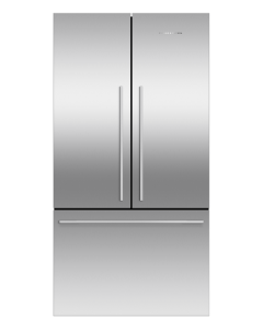 Fisher and Paykel RF610ADJX7 American Fridge Freezer, Plumbed, Stainless Steel, E Rated