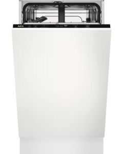 AEG FSE52407Z 45cm Fully Integrated Dishwasher with 9 Place Settings, E Rated