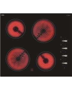 CDA HC6212FR 60cm Four Zone Ceramic Hob