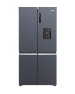 Haier HCR5919EHMB American Style Fridge Freezer No Frost in Brushed Black