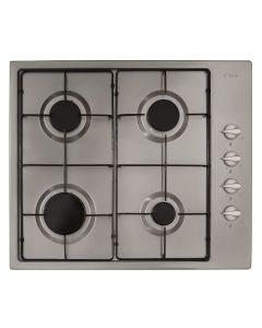 CDA HG6151SS 58cm 4 Burner Gas Hob in Stainless Steel