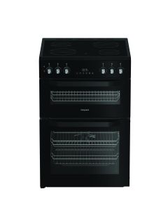 Hotpoint HDE6VDC2B1 Freestanding Ceramic Hob Electric Cooker