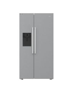 Hotpoint HPG26573WXP4UK Dual No Frost Side by Side American Fridge Freezer with Water and Ice Dispenser - Inox - 91CM - 578L