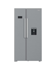 Hotpoint HPG26583WXP4UK Dual No Frost Side by Side American Fridge Freezer with FreshShield - Silver - 91CM - 588L