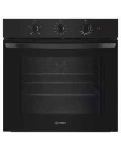 Indesit IO233BUK Built In Forced Air Single Oven in Black A Rated