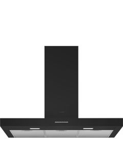 Smeg KBT900NE 90cm Universal T Shape Chimney Cooker Hood, Matte Black A Rated