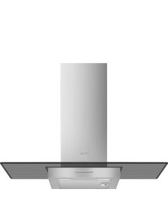 Smeg KBT900VE 90cm Universal T Shape Chimney Cooker Hood, Stainless Steel & Glass