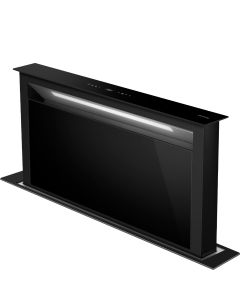 Smeg KDD90CNE2 90 cm Universal Downdraft Cooker Hood, Black