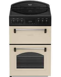 Leisure CLB60ECC 60cm Double Oven Ceramic Electric Range Cooker - Cream - A Rated