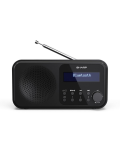 Sharp DR-P420 BK Wireless DAB Radio in Black