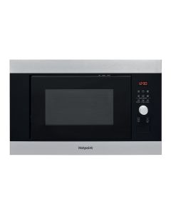 Hotpoint MF25GIXH Built In 25 Litre 900W Microwave and Grill Stainless Steel