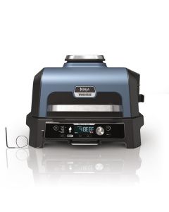 Ninja OG901UK Electric BBQ Grill & Smoker - Black/Blue