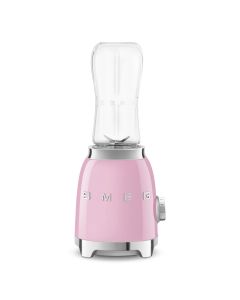 Smeg PBF01PKUK 50's Style Mini Personal Blender & Smoothie Maker in Pink