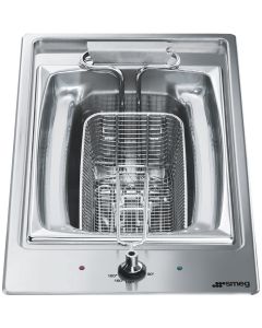 Smeg PGF30F 30 cm Domino Classic Fryer, Stainless steel