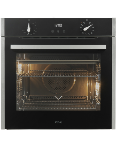 CDA SL300SS/1 Built-In Electric Single Oven in Stainless Steel, A Rated
