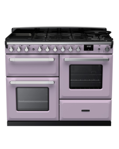 Rangemaster ESDLO110DFPHTH/CM1 110cm Dual Fuel Range Cooker OC Heather /Chrome A-Rated