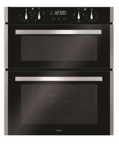 CDA DC741SS Built-Under Electric Double Oven In Stainless Steel, A Rated