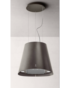 Elica JUNO-URB-IRON 50cm Wide Suspended Island Hood, Cast Iron Effect  A Rated