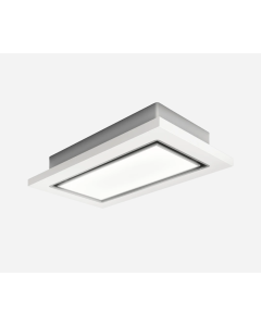 Elica LULL-AT-WW-DO 120cm Wide Ceiling Integrated - White Wood Finish - A Rated, Duct Out Version