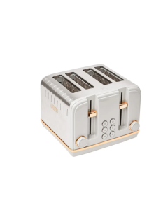 Haden 210685 Salcombe Grey & Copper 4 Slice Toaster