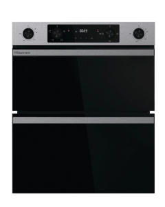 Hisense BUD714221CX Built Under Electric Double Oven - Black & Stainless Steel