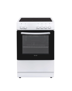 Haden HC61SW 60cm Ceramic Single Oven Cooker in White A Rated