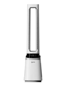 igenix IGFD02549W 41 Inch Bladeless Fan with Air Purifier, 2-in-1 Cooling Tower Fan