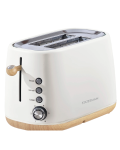 Statesman SKT05090CR 900W 2 Slice Scandi Toaster- Cream