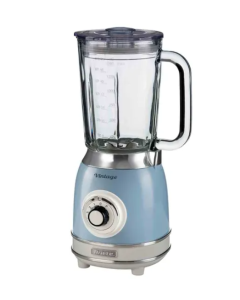 Ariete AR8305 Vintage 1000W Glass Jug Blender - Blue