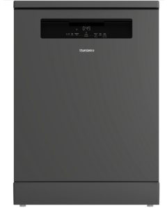 Blomberg LDF53400G Freestanding Dishwasher, Graphite, 15 Place Settings