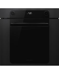 Smeg SFP6201TBI 60cm Musa Pyrolytic Single Oven in Black A+ Rated