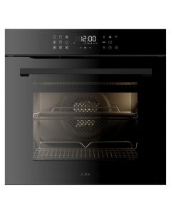 CDA SL550BL/1 Built-In Electric Pyrolytic Cleaning Single Oven, A+ Rated in Black