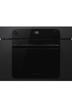 Smeg SO4201M1BI 45cm Musa Combi Microwave in Black