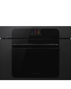 Smeg SO4204M2PBI 45cm Musa Speedwave Combi Microwave Black
