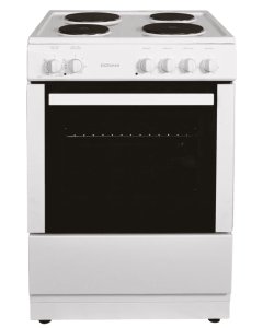 Statesman NAPIER60EW Single Cavity Electric Cooker, 4 Zones, 60cm Wide In White