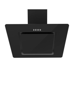 Statesman ACH160BL Angled Glass Chimney Cooker Hood, 60cm in Black