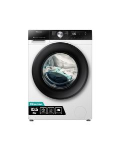 Hisense WF3S1043BW3 10.5kg 1400 Spin Washing Machine - White A Rated