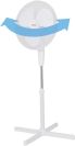 igenix DF1655 Pedestal Fan – 16” Oscillating Stand Fan With Quiet Operation, 3-Speed Settings,– White