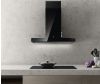 Elica HAIKU-90-BLK 90cm Wide Chimney Hood in Black  A Rated